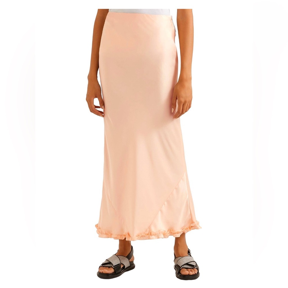 Paco Rabanne silk skirt
